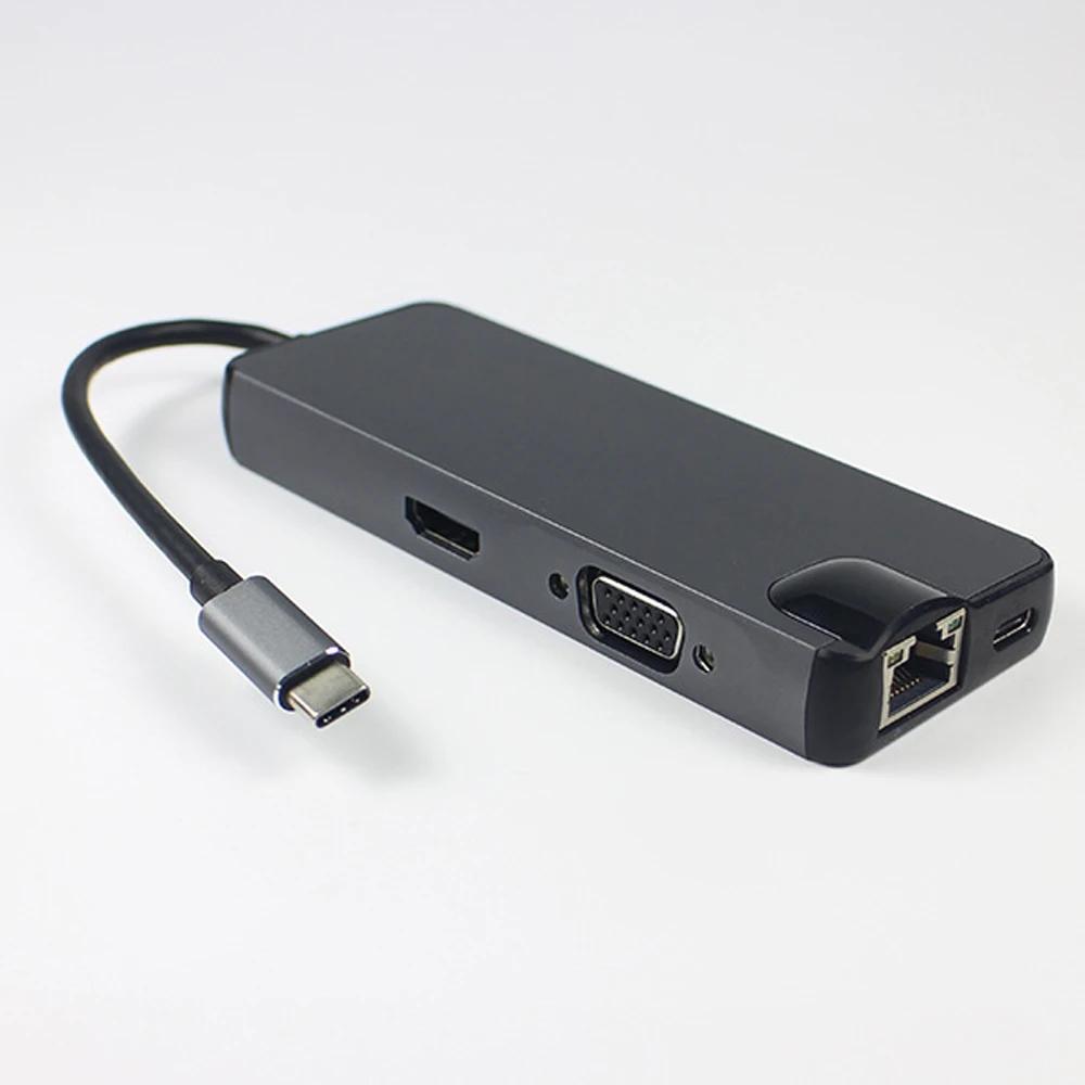 8 in 1 Type-C To HDMI 0