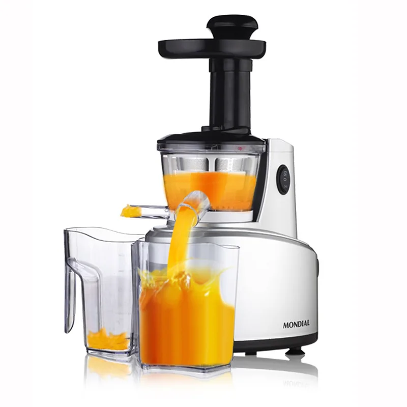 

New MONDIAL Original Juice Machine Household Slowly Juicer 68Rpm/min Electric Juice Extractor Juice Maker