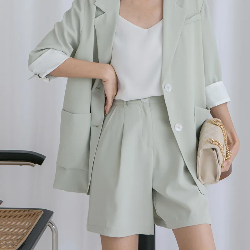 

women loose shorts solid OL style short