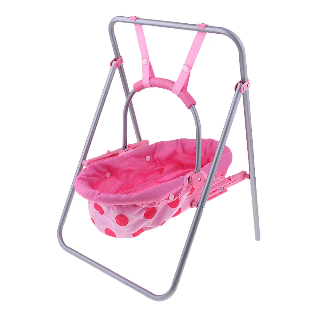 Doll Funny Playset Baby Carrier Seat Swing Baby Doll Accessory Dollhouse Decoration Nursery Furniture Toys