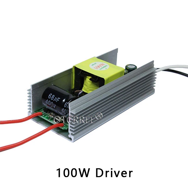 100W светодиодный COB UV 395-400nm 365-370nm светильник+ AC 85-265V Драйвер+ радиатор+ 60/120 градусов объектив с рефлекторный коллиматор комплект лампы - Испускаемый цвет: 100W Driver