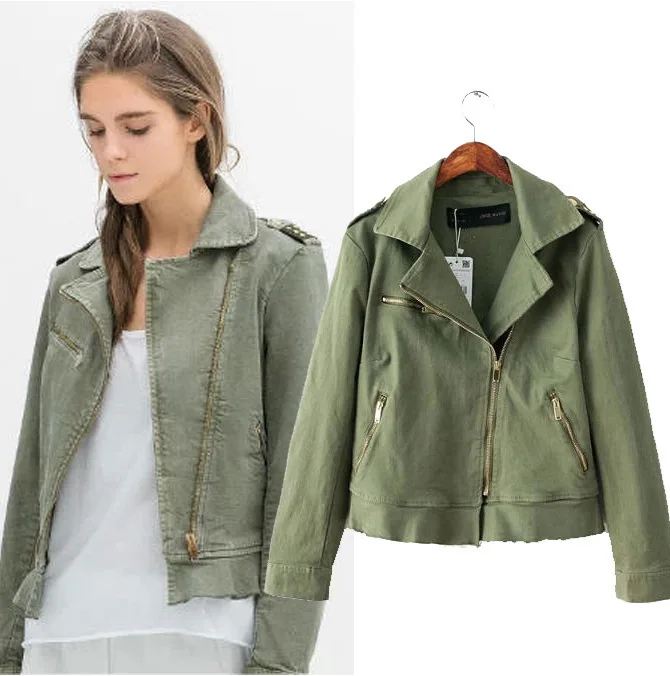 short green jacket womens