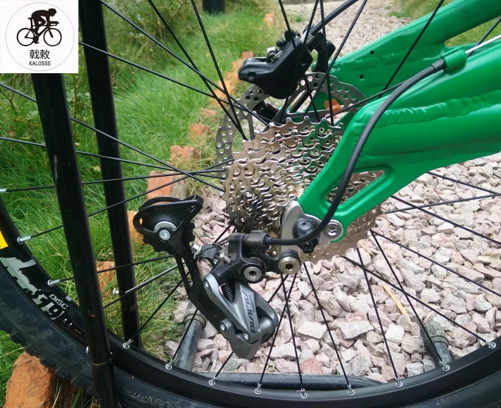 Excellent Kalosse Downhill DH 26*2.35inch bikes  aluminum  24/27/30 speed   bike part   DIY  colors  20*110mm  tyre dirt bike 3
