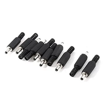 

100pcs 1.35mm x 3.5mm Male DC Power Plug Jack Adapter Connector Plastic Adapter 3.5*1.35mm