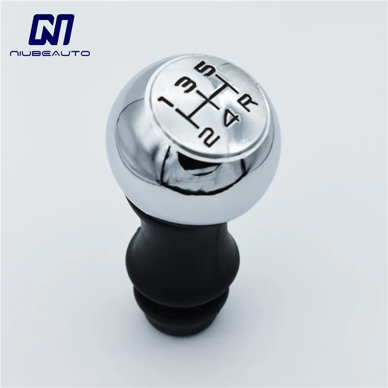 Stainless Steel Car Manual Gear Shift Knob VTS Sport Pen Lever Head For Peugeot 307 308 408 206 207 301 3008 Elysee 5
