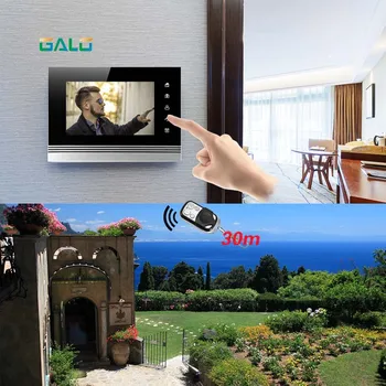 

Automatic Swing Gate Opener with Wired Video Door Phone Visual Video Intercom Speakerphone Intercom System