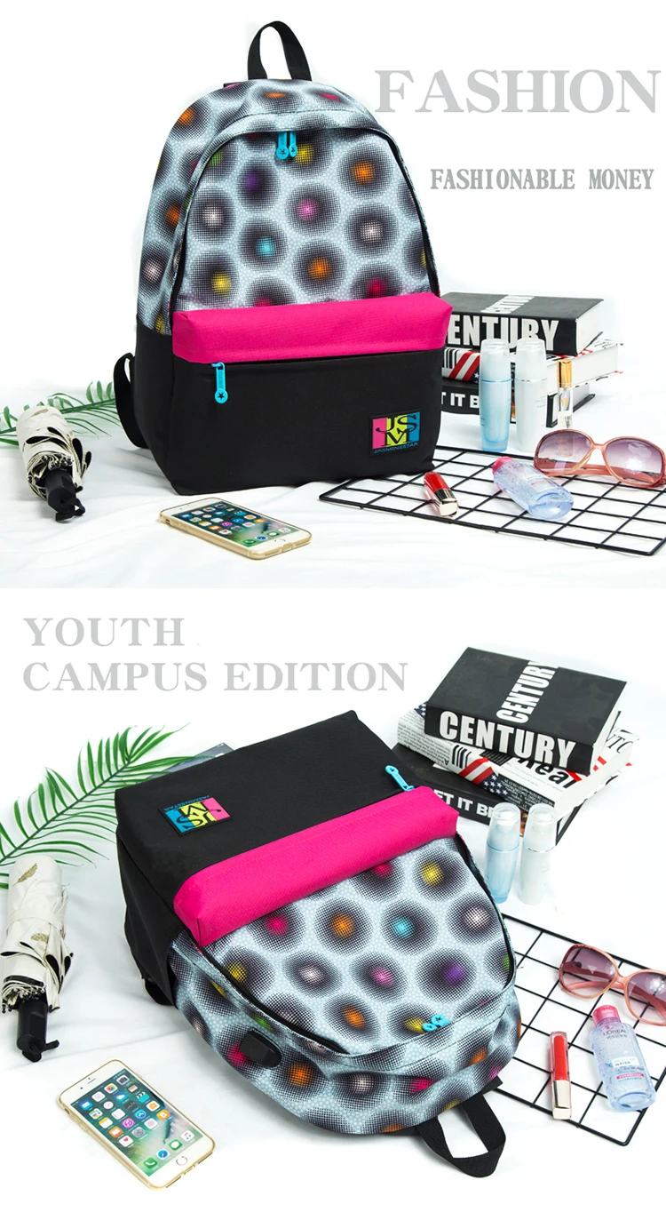 JASMINESTAR школьные рюкзаки для девочек противоугонные рюкзаки для ноутбука повседневные школьные сумки для мальчиков большой емкости для девочек-подростков