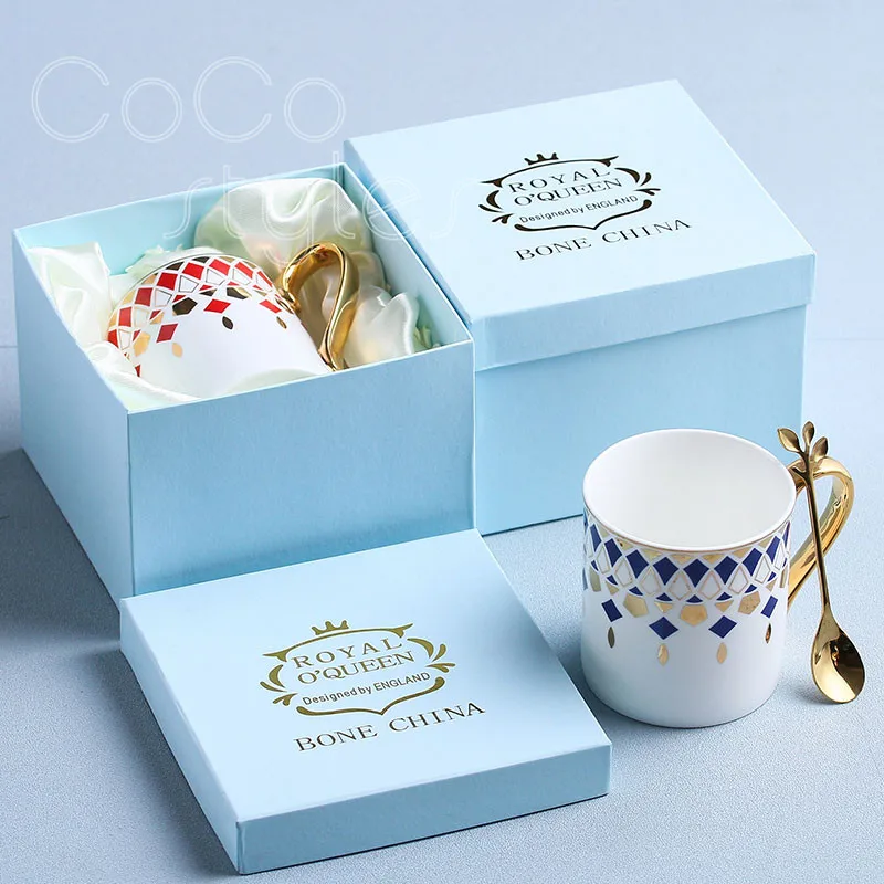 

Cocostyles InsFashion creative ceramic mugs with handle for modern home decor