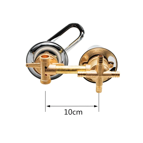 2/3/4/5 способ 10/12,5/14,5 см душевой переключатель Управление латунь душевой смеситель аксессуары для душевой кабины душевая Vave переключателем - Цвет: 4way-10cm-Intubation