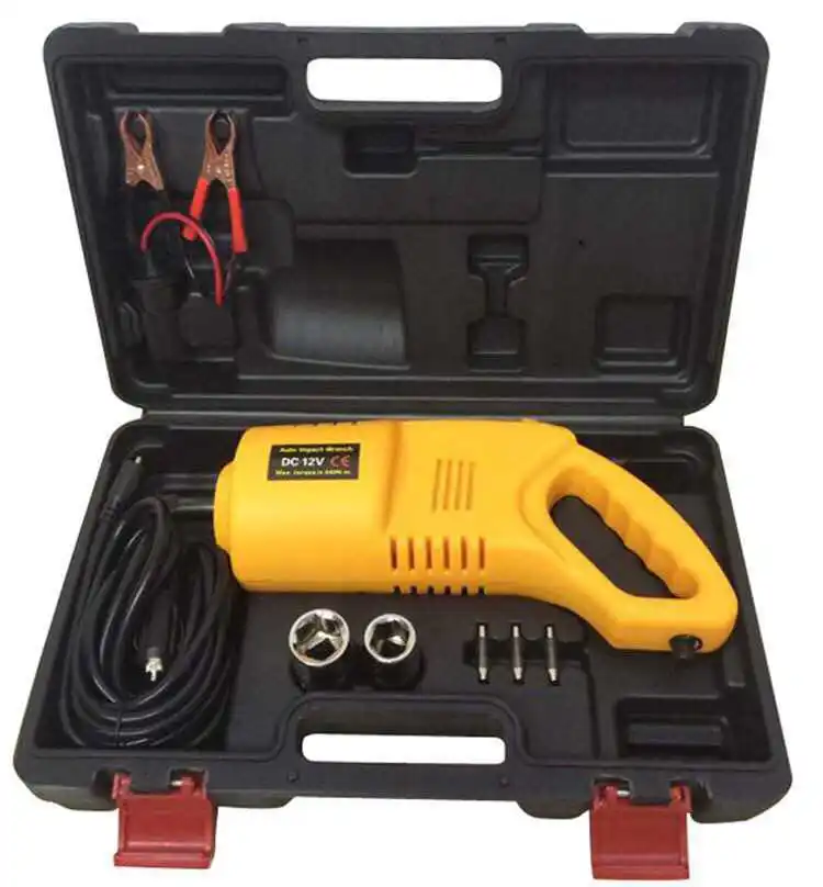 350N.m Car Eletric Wrench DC 12v Electric Wrench Unloaded Tire Tools