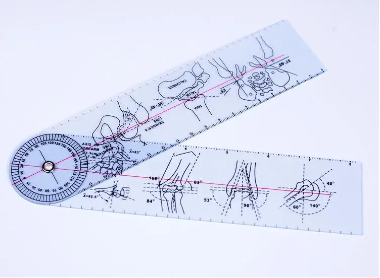 5*21cm Professional Orthopedics Ruler Joint Angle Measuring Ruler