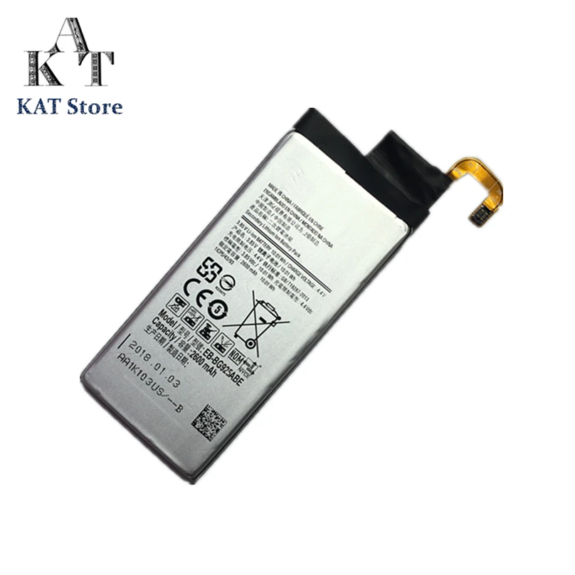 Мобильный телефон KAT аккумуляторы для Samsung Galaxy S6 Edge G925 G925F G925T/I/P 2600 мАч гарантия