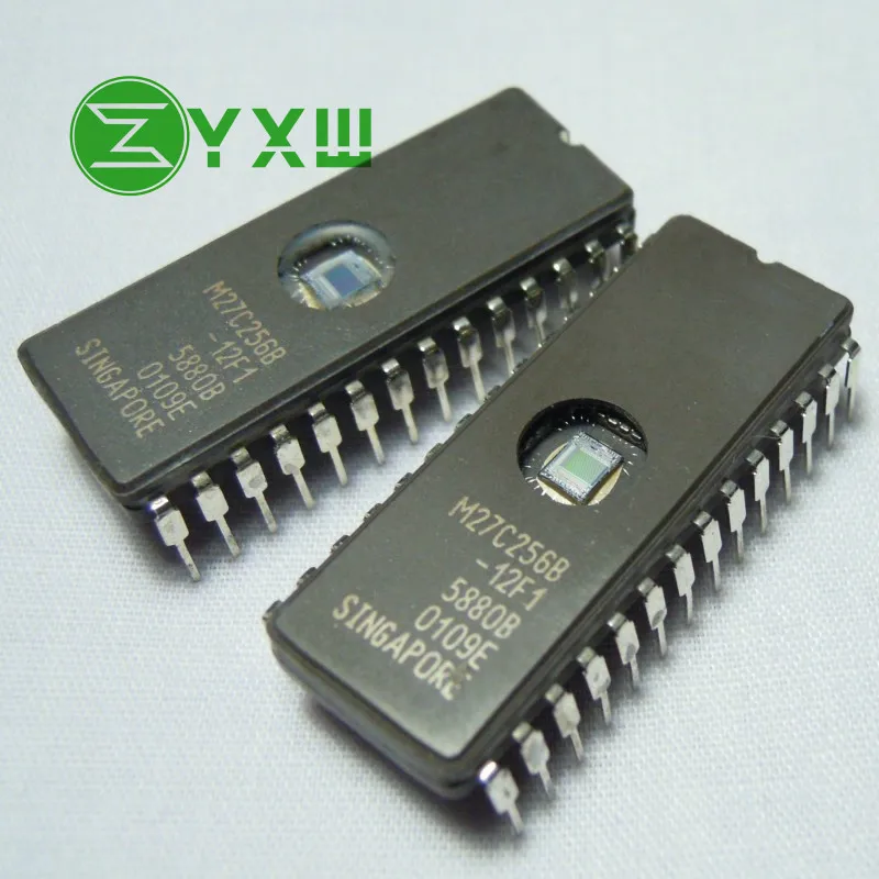 

Free shipping 10pcs/lot M27C256B-12F1 M27C256B 27C256 EPROM UV 256KBIT 120NS DIP-28 IC