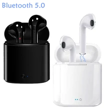 Беспроводные наушники Bluetooth наушники I7 i7s TWS наушники гарнитура с микрофоном для телефона iPhone Xiaomi samsung huawei LG