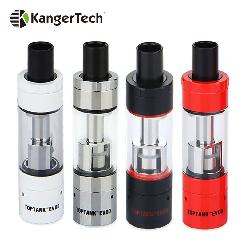 

Kangertech Toptank EVOD Clearomizer Atomizer 1.7ml Tank Top fill E-cig fit VOCC-T head/VOCC Coil/Upgraded Dual Coil eGo thread