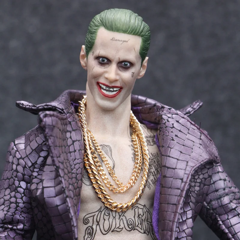 Сумасшедшие игрушки 1:6 DC отряд самоубийц Джокер с тканью фигурку ПВХ кукла аниме