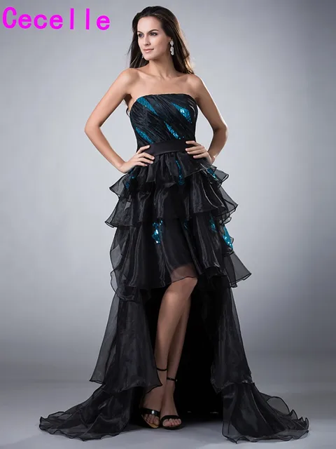 Blue High Low Prom Dresses