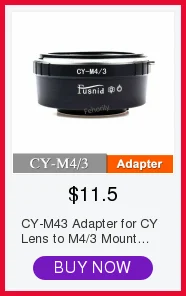 CY-M43 адаптер для объектива CY на M4/3 крепление GF8 GF9 EM10