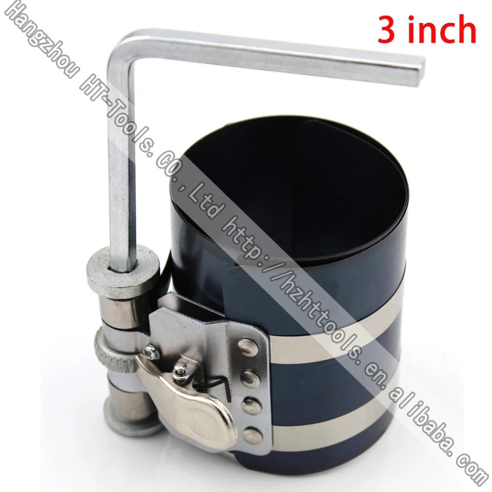 3" Piston Ring Compressor Tool Adjustable 53125mmin Engine Care from Automobiles & Motorcycles