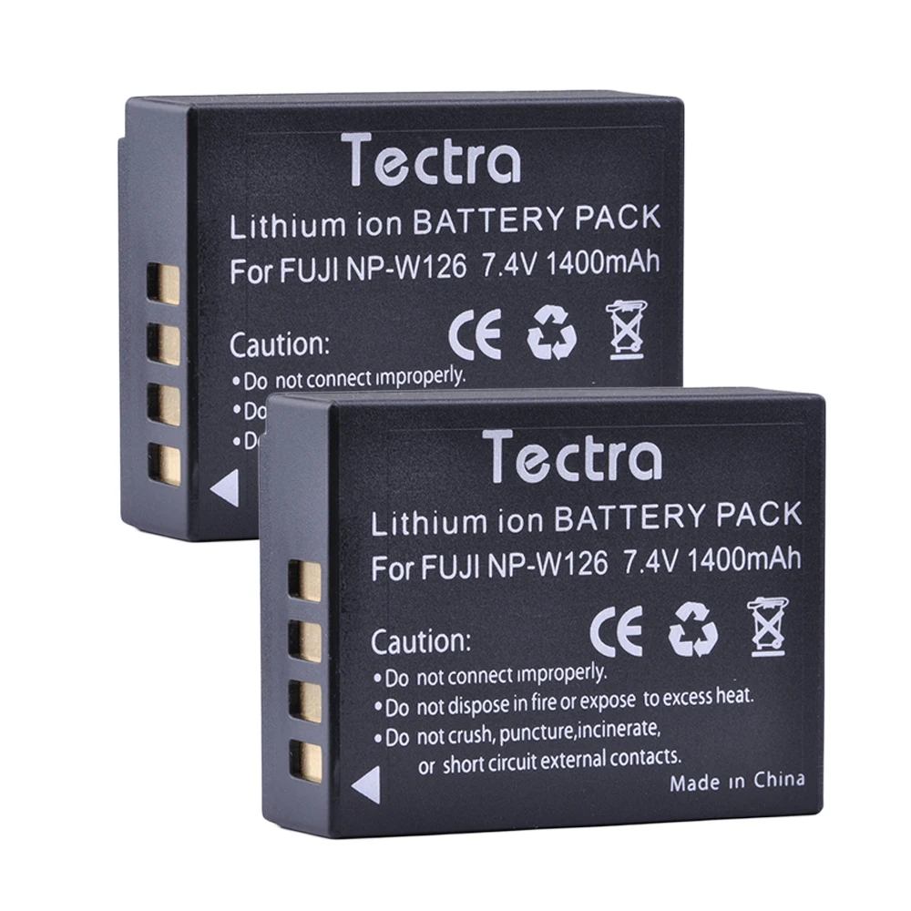 Npw126 Tectra 2 Pz Np-W126 Batteria Per Fujifilm X-E1 Xe1 X-E2 Xe2-A1 X-M1 X-T1 Xt1 X-Pro1 Xpro1 Hs33 Hs30 Hs50 X-M2 Exr