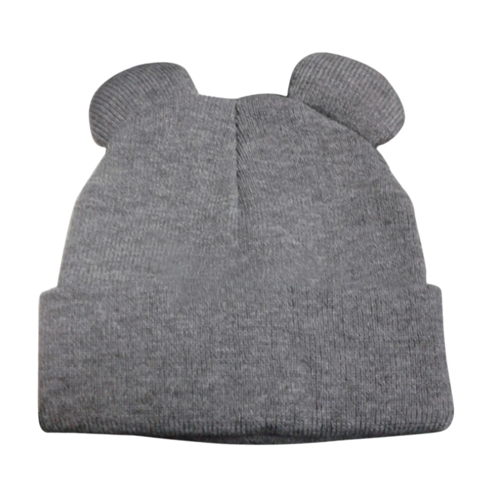 

6 Colors New Fashion Winter Women's Cat's Ears Hat Knitted Fur Warm Woman Caps Beanies Hats Skullies Casual Bonnet Gorros