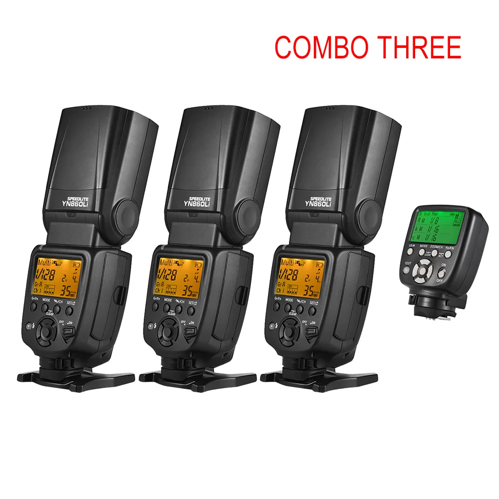 Беспроводной пульт дистанционного управления YONGNUO YN860Li Вспышка Speedlite + ручной