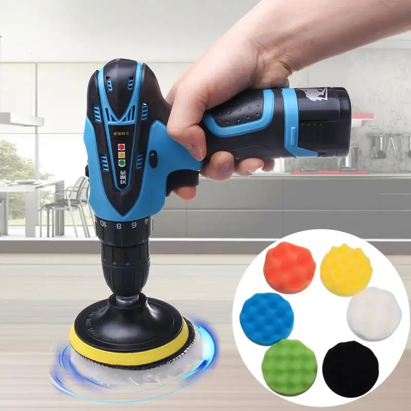 

Cordless Car Polisher Grinder Variable Speed Car Paint Care Tool Polishing Machine Sander Electric Waxing Machine