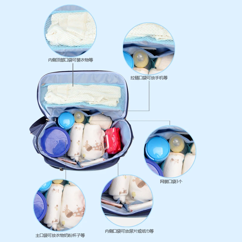 Мумия материнства кормящих Пеленки сумки уход за детской коляской водонепроницаемый мешок уход дорожная сумка