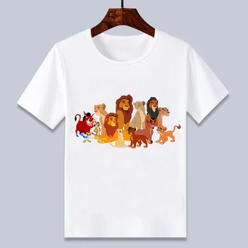 

4-14T child anime Lion King T Shirt 3D Cartoon Printed Tee Shirts t shirt for boys/ girls