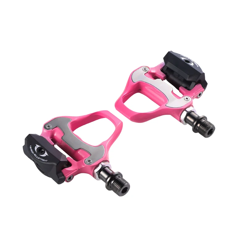 

RACEWORK Highway bicycle Clipless pedal 3 bearing high strength alloy MTB bicycle self-locking pedal