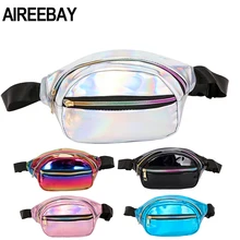 AIREEBAY, Женская поясная сумка, бренд, водонепроницаемая, грудь, сумка, унисекс, серебряная, поясная сумка, женская, розовая, поясная сумка, сумки для живота, кошелек