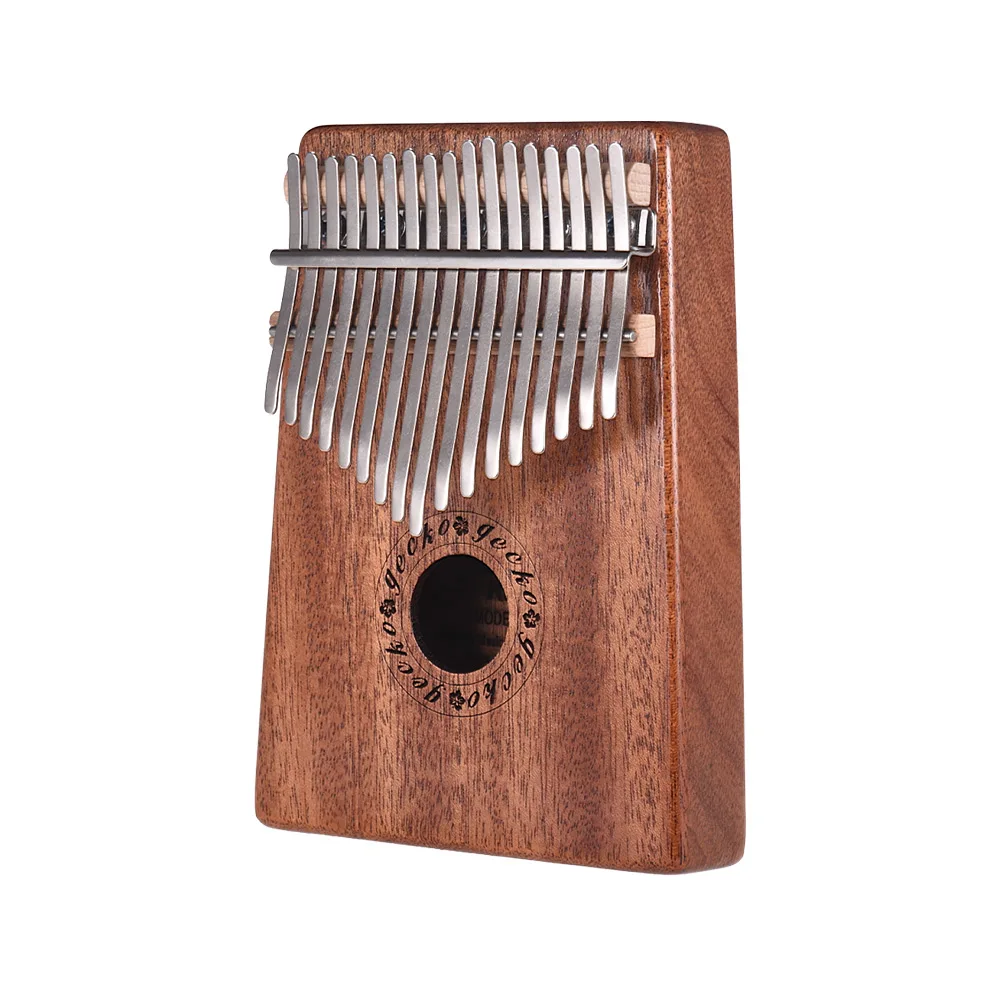 GECKO K17M 17-клавишным Kalimba игрушечное пианино Mbira из красного дерева во внутренней структуре используется натуральное дерево с сумкой для переноски хранения Чехол для тюнинга музыкальная книга наклейки