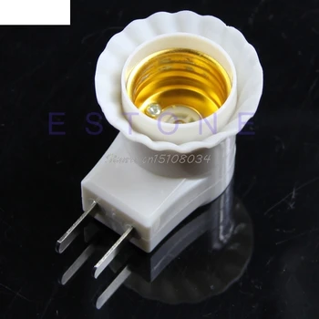 

Useful E27 female socket to US/AU/EU plug adapter/power on-off control switch S08 Drop ship