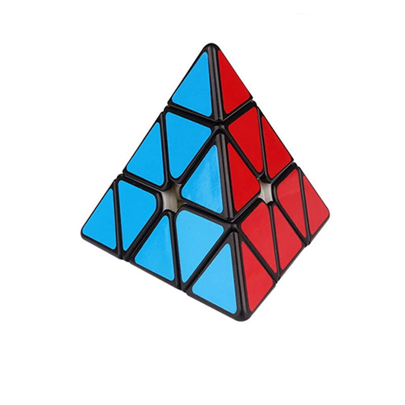 YUXIN Huanglong Professtional Pyramid Magnetic Magic Cube Speed Puzzle Cube Educational Toys cubo magico - Цвет: Black