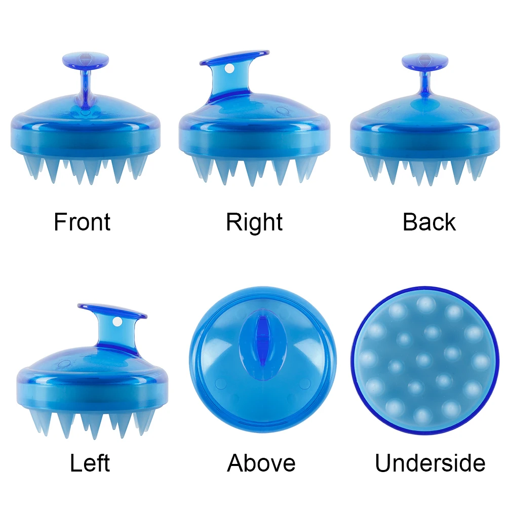 Murah 1 Pcs Kepala Kulit Kepala Pesan Spa Sampo Rambut Sikat Shower Mencuci Rambut Scrub Sisir Salon Kecantikan Alat Styling Rambut