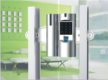 

Remote Control Door Lock for Glass Door Lock Fingerprint Password IC Card Open Suit for Office Hospital Home