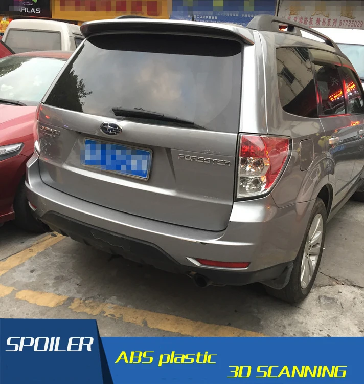 

For Forester Spoiler ABS Material Car Rear Wing Primer Color Rear Spoiler Press the tail For Subaru Forester Spoiler 2009-2012