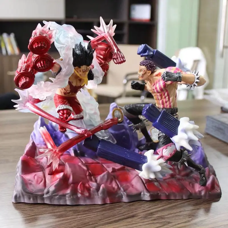 Аниме ONE PIECE GK Snake Man Monkey D. Luffy VS Charlotte Katakuri ПВХ фигурка Коллекционная модель игрушки