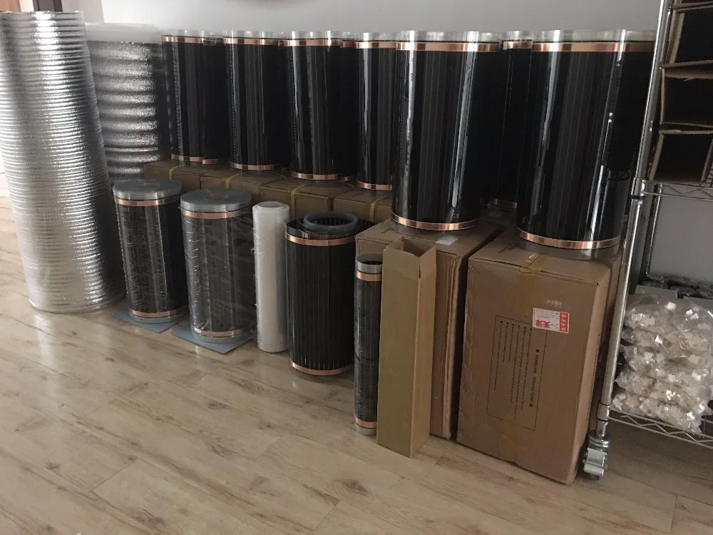 Лидер продаж! Доставка и без налогов 1m2 50m2 электрическая инфракрасная пленка для