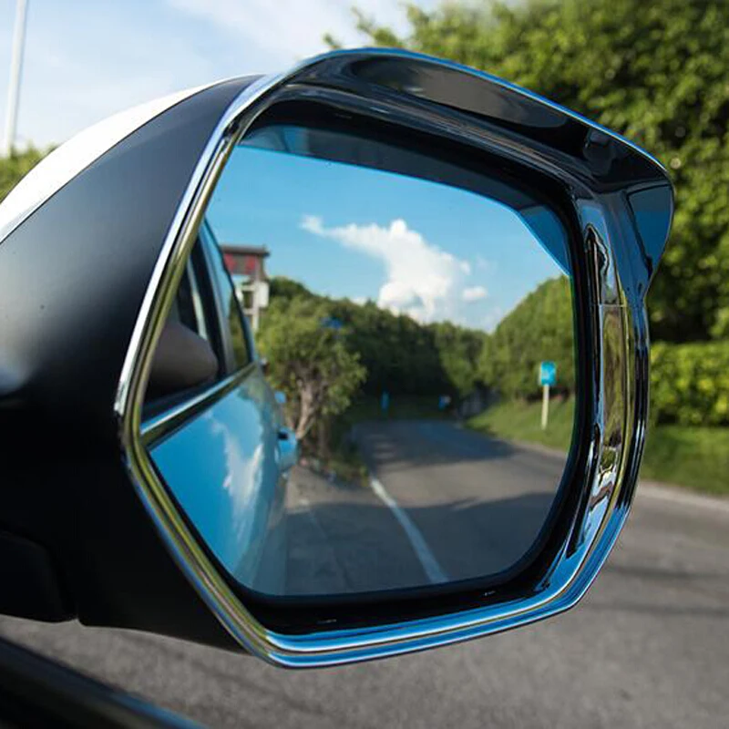 ABS хром для Honda CRV зеркало заднего вида боковое стекло Обшивка Рамы дождь щит солнцезащитный козырек тенты 2 шт