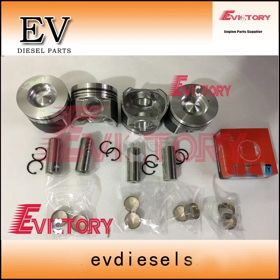 Kubota V3800 V3800T V3800-DI-T Piston 1J550-21112 + поршневое кольцо Fort bobcat T770 A770 S770 погрузчик с бортовым