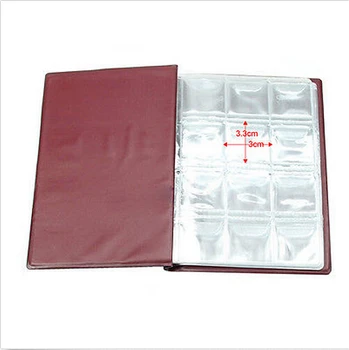 

1PC Retro 120 Coin Album Collection Storage Penny Book Coin Holder Pockets Money Desk Sets New School Stationery Office Supplies