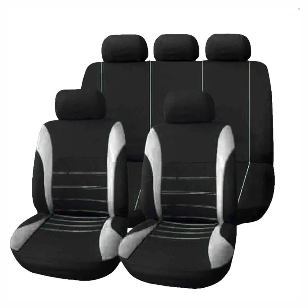 Автомобильный кожаный чехол для сиденья mitsubishi pajero 4 2 sport outlander xl asx аксессуары lancer чехлы на сиденье автомобиля - Название цвета: Grey