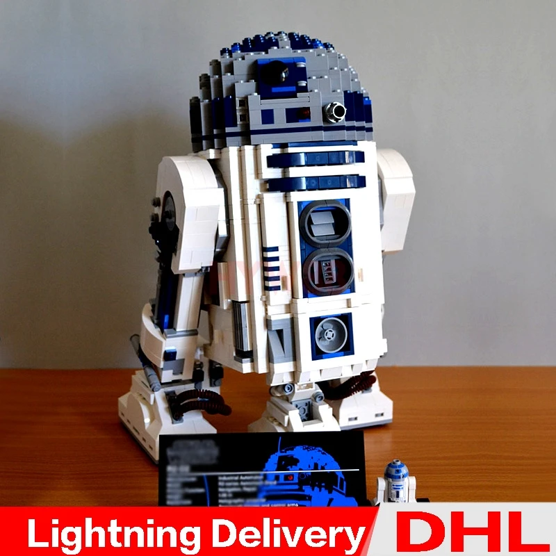 

LP 05043 2127Pcs New Genuine Star War Series The R2-D2 Robot Set Out of print Building Blocks Bricks Lelyinged Toys Clone 10225