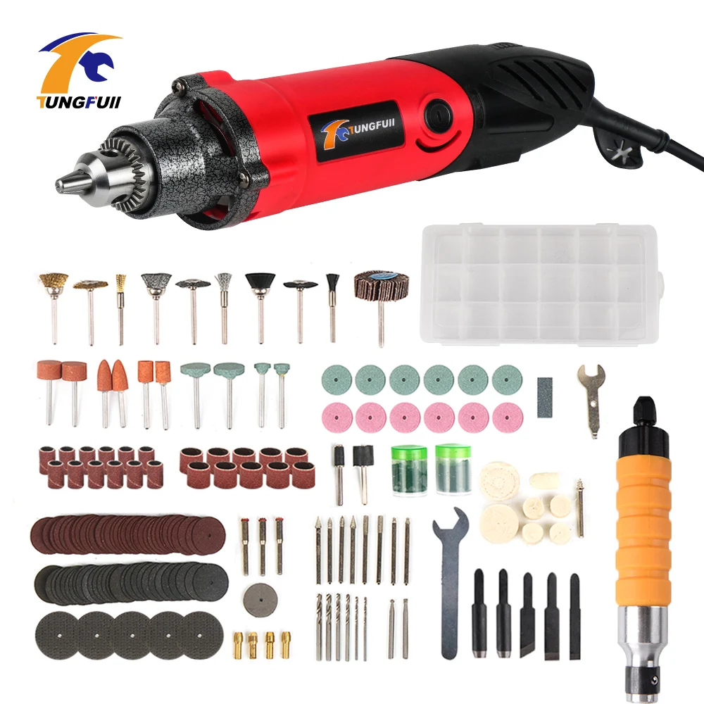 

Tungfull Engraver 500W 220V Power Tool Engraver Electric Dremel Tools Accessories Mini Electric Drill Cutting Polishing Grinding