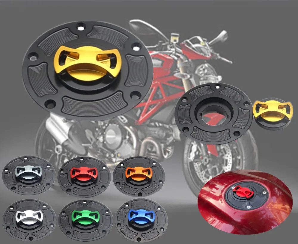 

Motorcycle Accessories Oil Cap Tank Fuel Cover CNC Billet Gas Cap for ducati MONSTER 620 695 DARK S2R 800/1000 S4R 696 796 1100