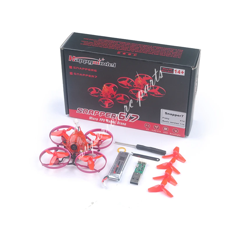 Snapper7 Snapper6 бесщеточный гоночный Дрон Whoop BNF 1S 5 8G 48CH 700TVL F3 Встроенный OSD 75 мм микро FPV