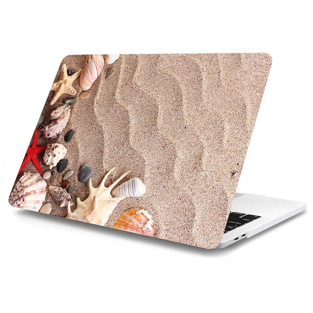SBQ015 Морской чехол со звездами для Macbook Air 11 13 A1932 Pro 13 15 Touch bar retina 12 13 15 ''Пляжный Стиль чехол для ноутбука сумка - Цвет: SBQ015