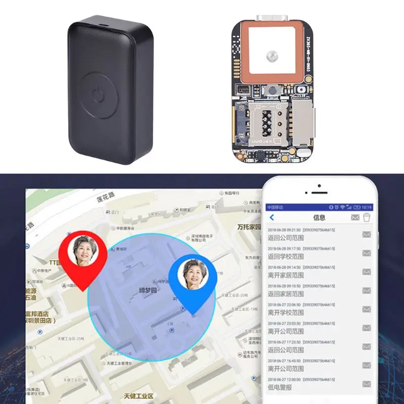 

G03 Mini GPS Tracker Wifi Voice Recorder Web/App Tracking For Children Elderly Pets Dog Bike Car Locator