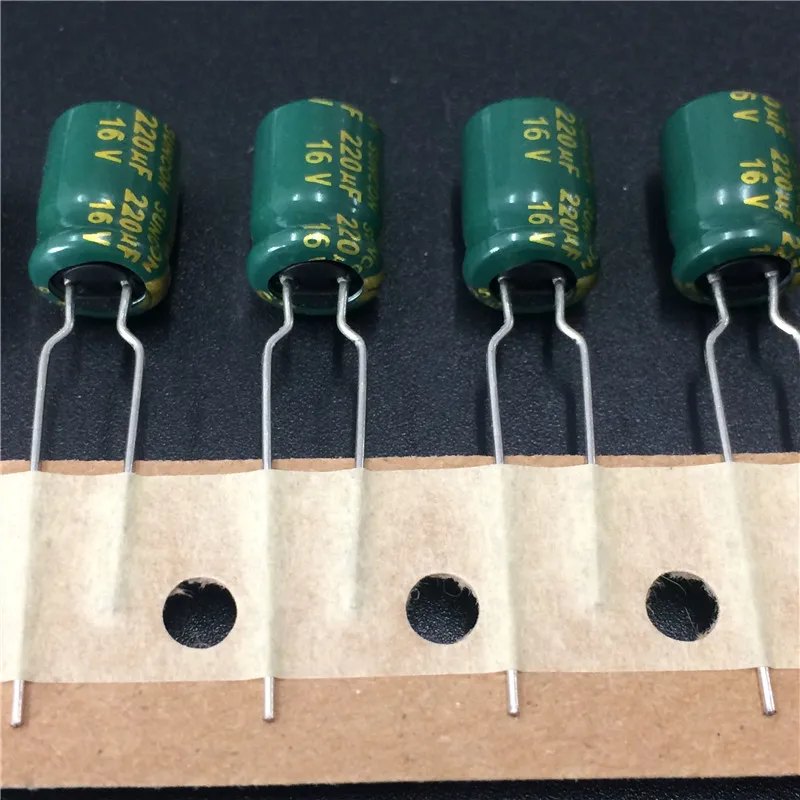 50 шт. 220 мкФ 16V SUNCON(SANYO) AX серии 8x12 мм 16V220uF низкое сопротивление долговечный